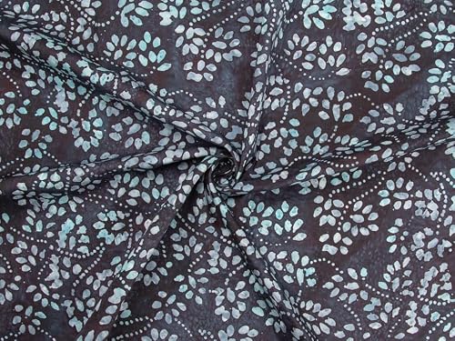 Minerva Indigo Cotton Batik Fabric for Dressmaking & Quilting - 110cm Wide - per metre