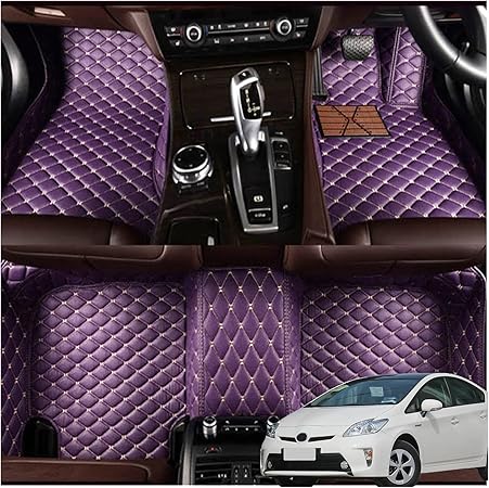 Amazon 車用フロアマット に適しプリウス50系 30系 Zvw 09 15 16 現行 立体 カスタム車の 3d Puレザー フロアマット 右ハンドル車 車用 すべての天候xpeレザー ラグマット オートインテリアアクセサリー 5人乗 耐摩擦性 保護パーツ フロアマット 車 バイク