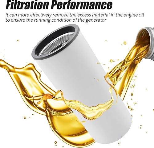 Miniatura 6 de UOIENRT Filtro de lubricante de filtro de aceite 14000NN, repuesto para motores diesel Cummins ISX ISM QSX QSM QST X15 M11 LF9080 LF9001 LF14000NN