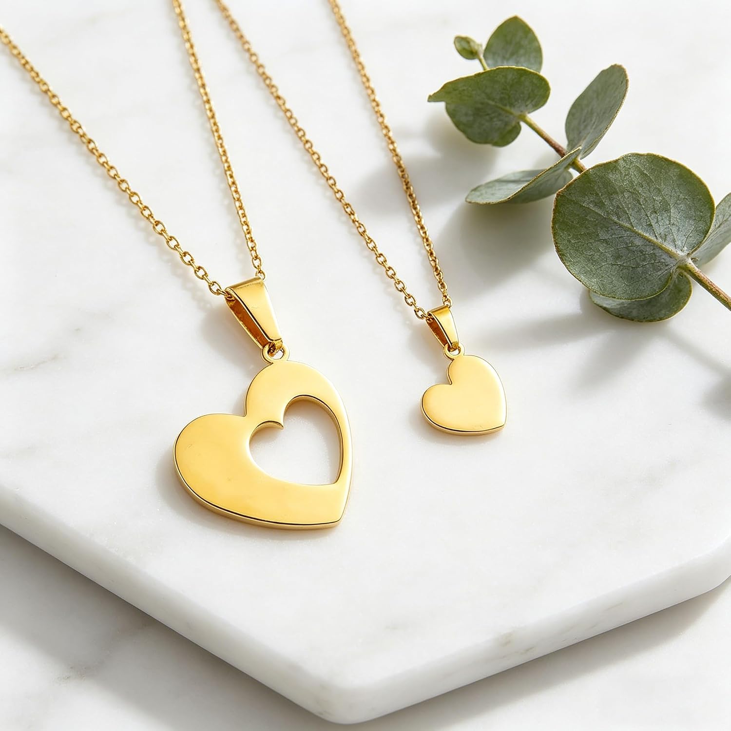 Broken Heart Necklace Best Friend BFF Foever Pendant Two Half Hearts Necklace Heart Matching Couples Jewelry Valentine's Day Gift