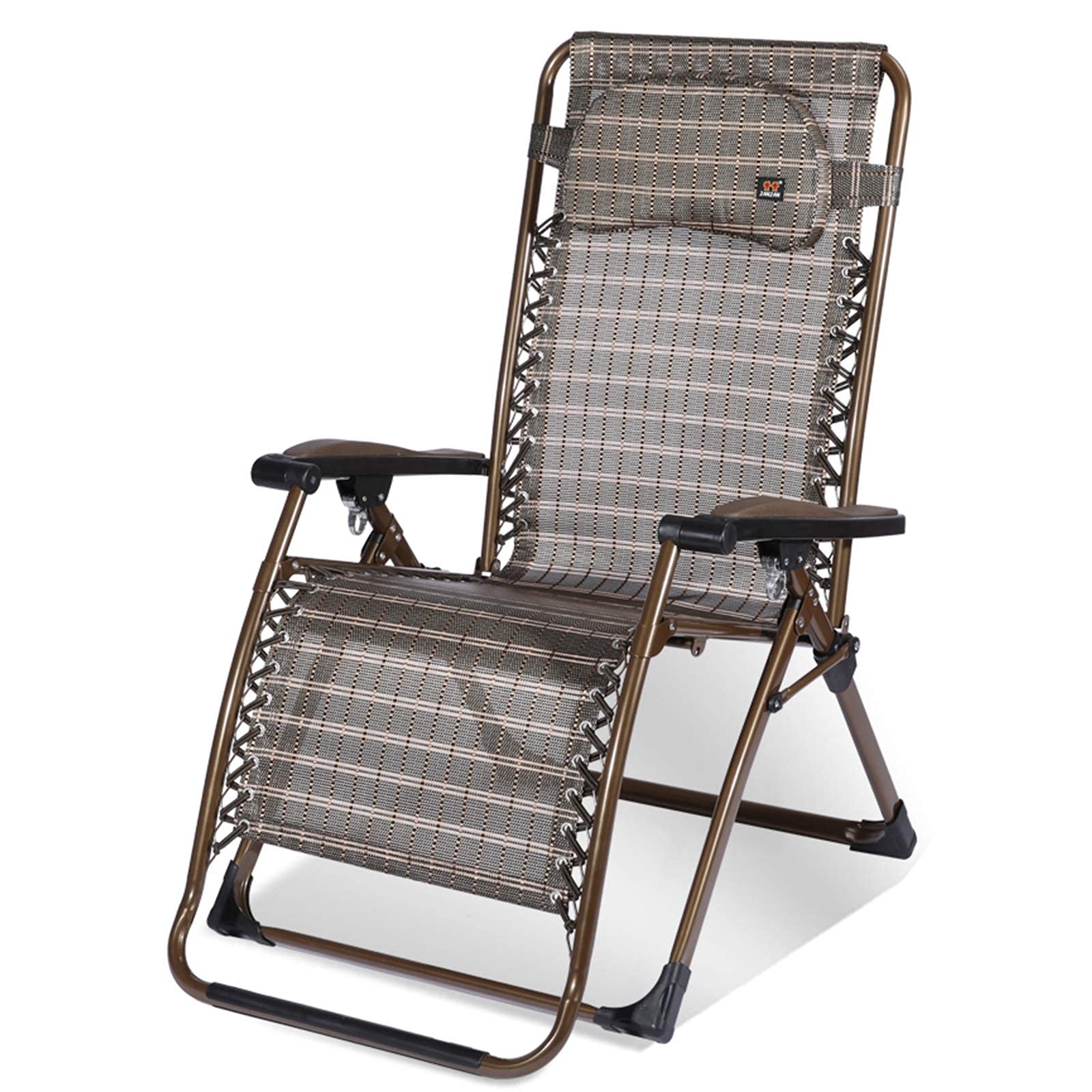 Chaise longue zéro gravité extra large avec appuie-tête pliable style 3