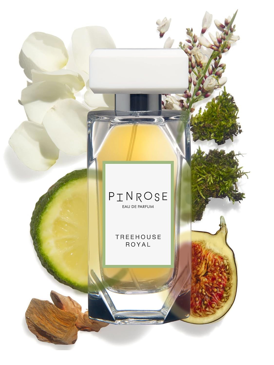 PINROSE Perfumes Treehouse Royal – Eau de Parfum Fragrance Spray for Women – Clean, Vegan, Cruelty-free, and Hypoallergenic Scent with Essential Oils – Notes of notes of Bergamot, Fig and Moss