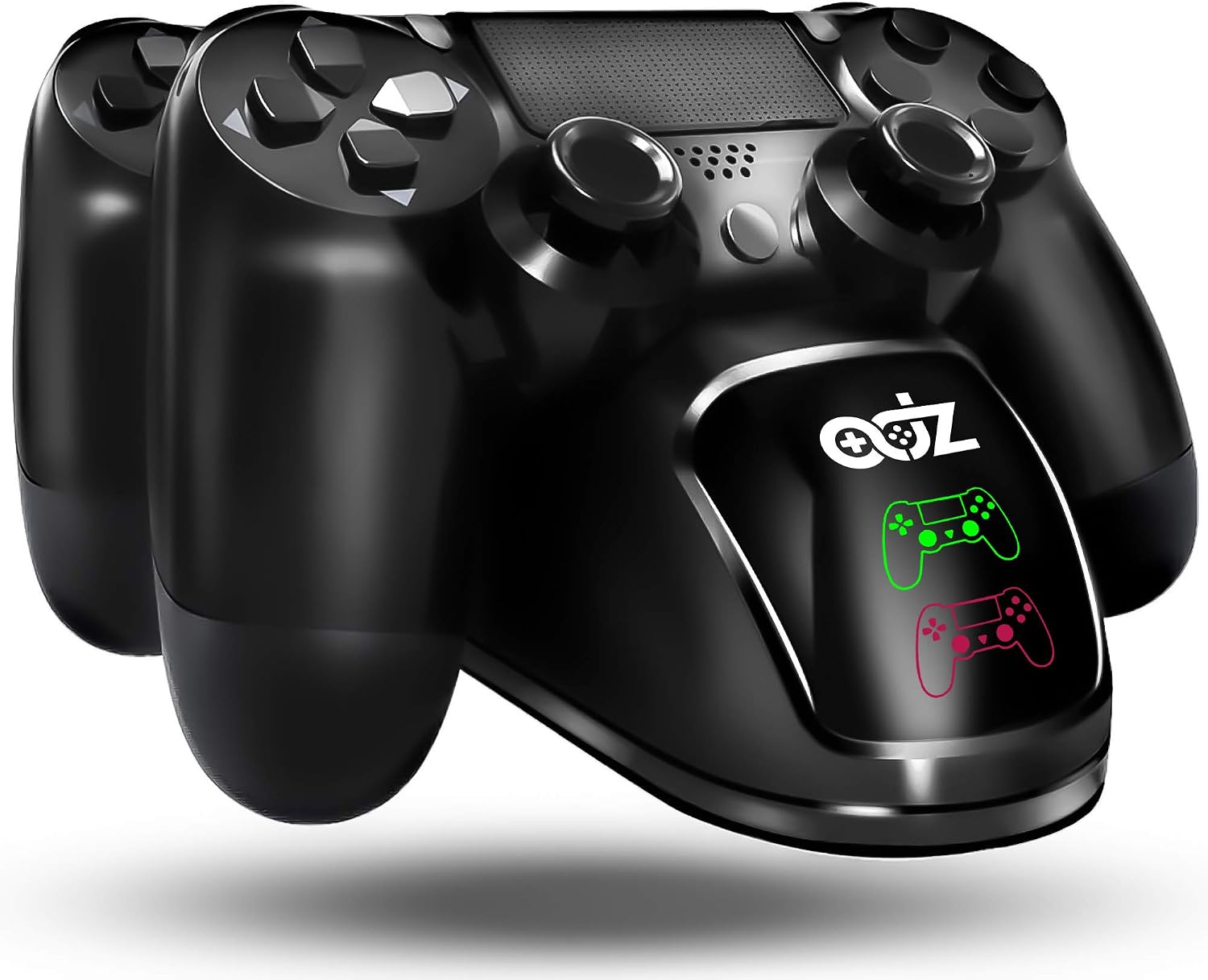 PS4 Charging Dock, ADZ PS4 Controller Charger with USB Charging Cable PS4 Remote Charger Station for PS4 Dualshock 4 Controllers