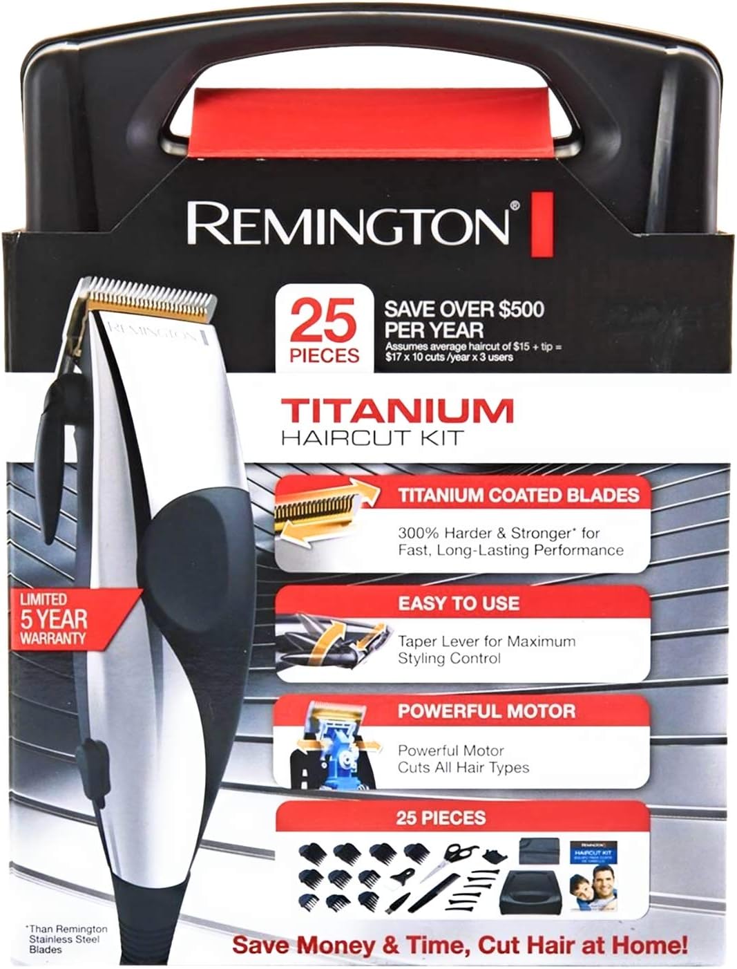 Remington Titanium Haircut Kit