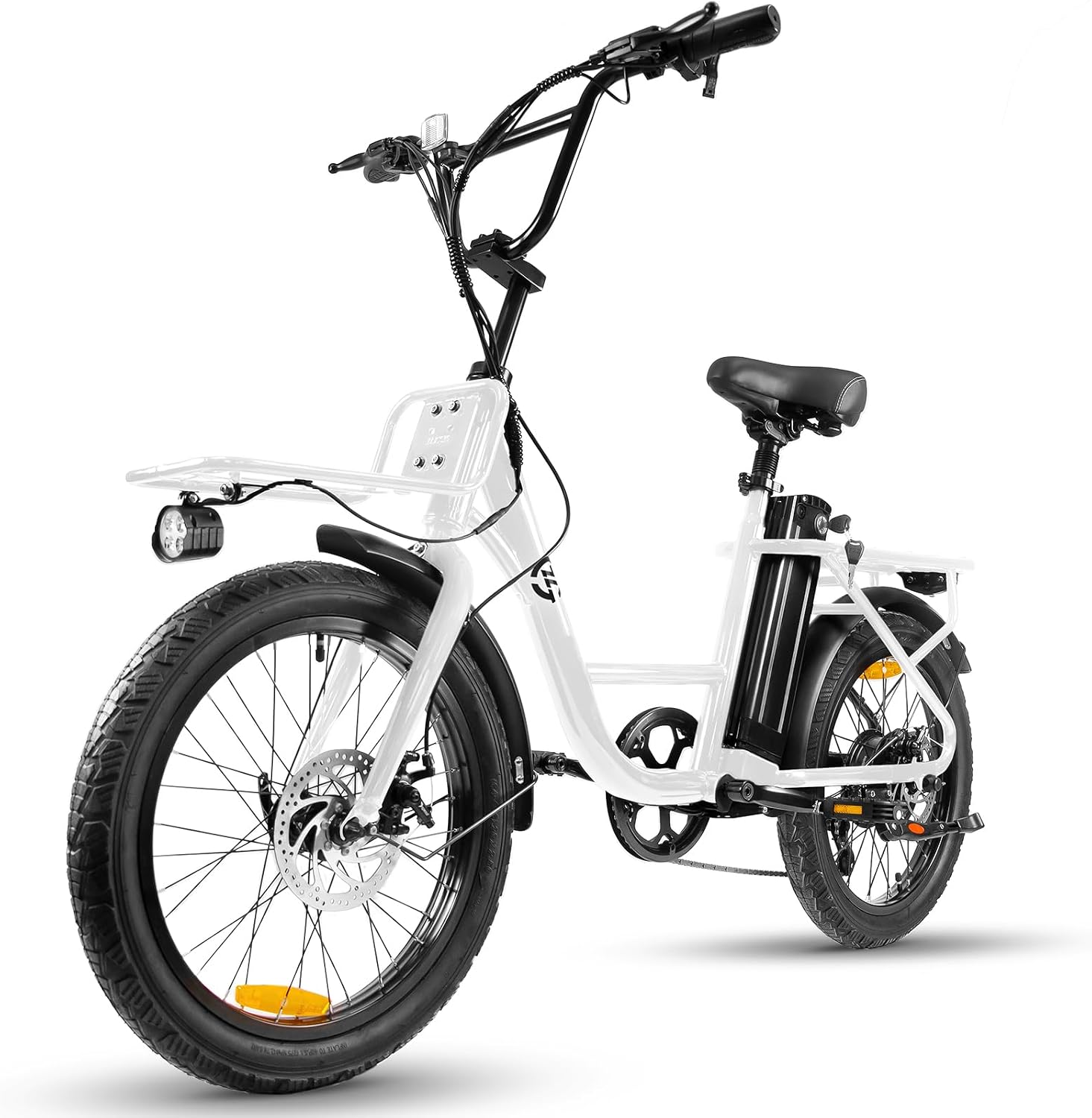 Electric Bike for Adults 750W Motor Ebike for Adult Electric Cargo Bike 32 Miles Long Range Ebike for Adult 48V 13Ah Large Capacity Electric Bicycle 20" Fat Tire 5 Speed Modes E-Bike