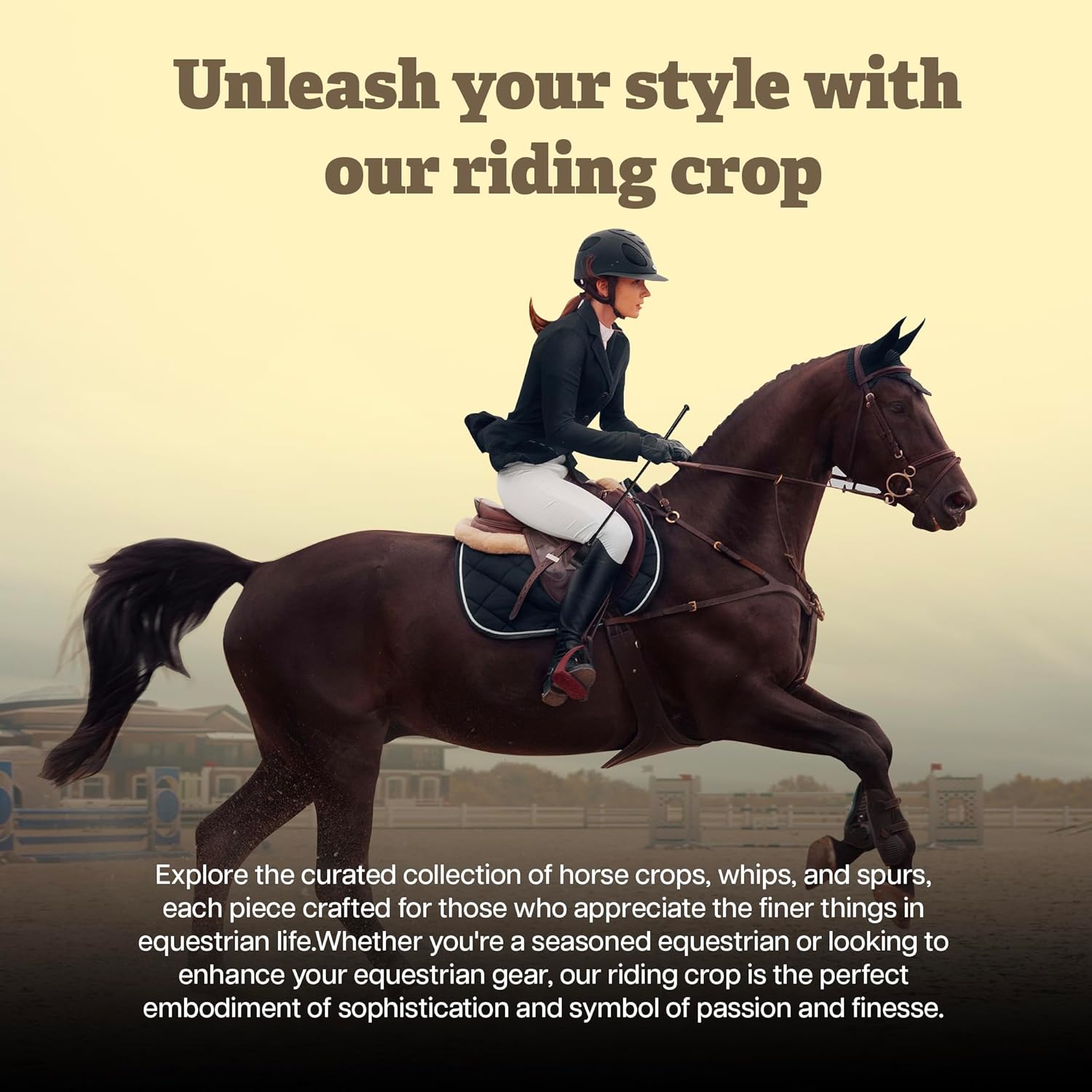 Prairie Horse Supply Riding Crop for Horse, Horse Whip Horse Crop Single Slapper Horse Whip Black Crops for Horses and Ponies and Equestrians : Sports & Outdoors