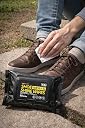 Shoe Cleaning Wipes for Instant Shine on Leather, Sneakers & Boots | Pack of 2 (160 Wipes Total) | Quick Dry Disposable Wet Towelettes for On-The-Go Use & Travel gallery image