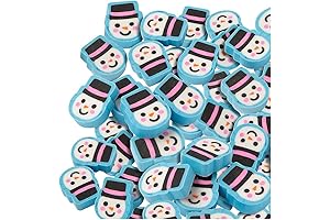 Snowman Mini Erasers: The Ultimate Holiday Erasing Fun for Kids!