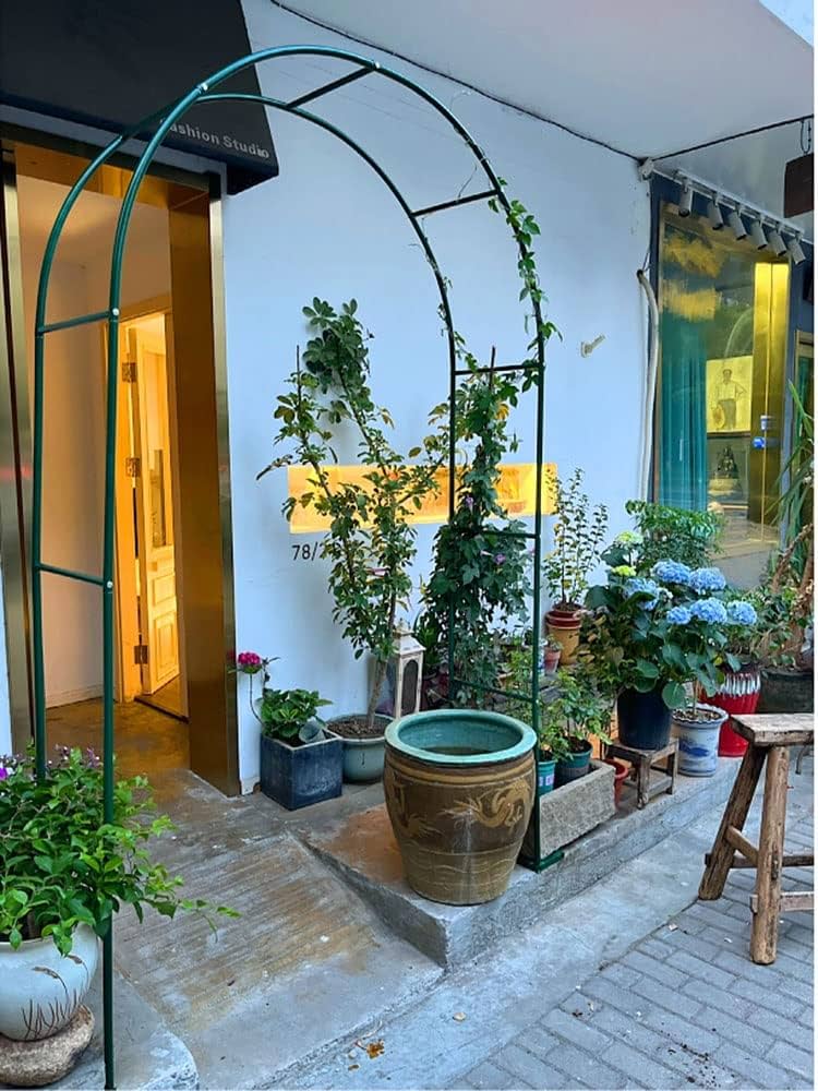 Amazon.co.jp: 組み立てかんたん フラワーアーチ 錆びない