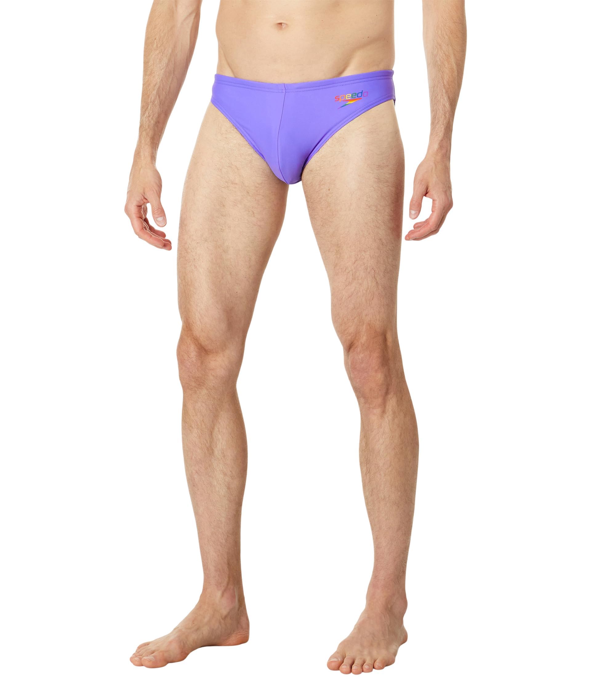Speedo Herren Powerflex Eco Solar Badehose, 2023 Pride Wicked Purple, 28