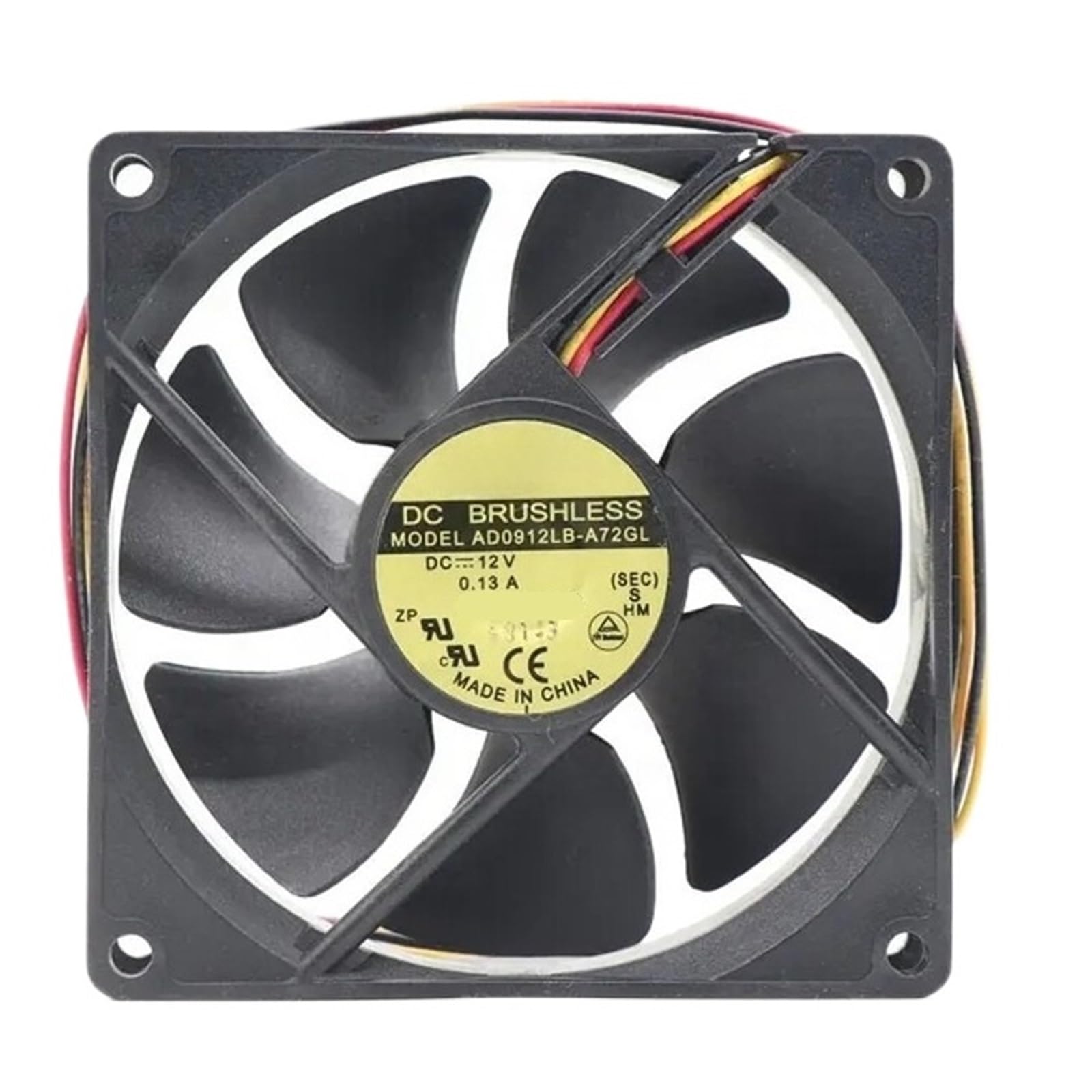 EGTDSFGJA AD0912LB-A72GL 12VDC 0.13A 90 * 90 * 25mm 37.7CFM Cooling Fan