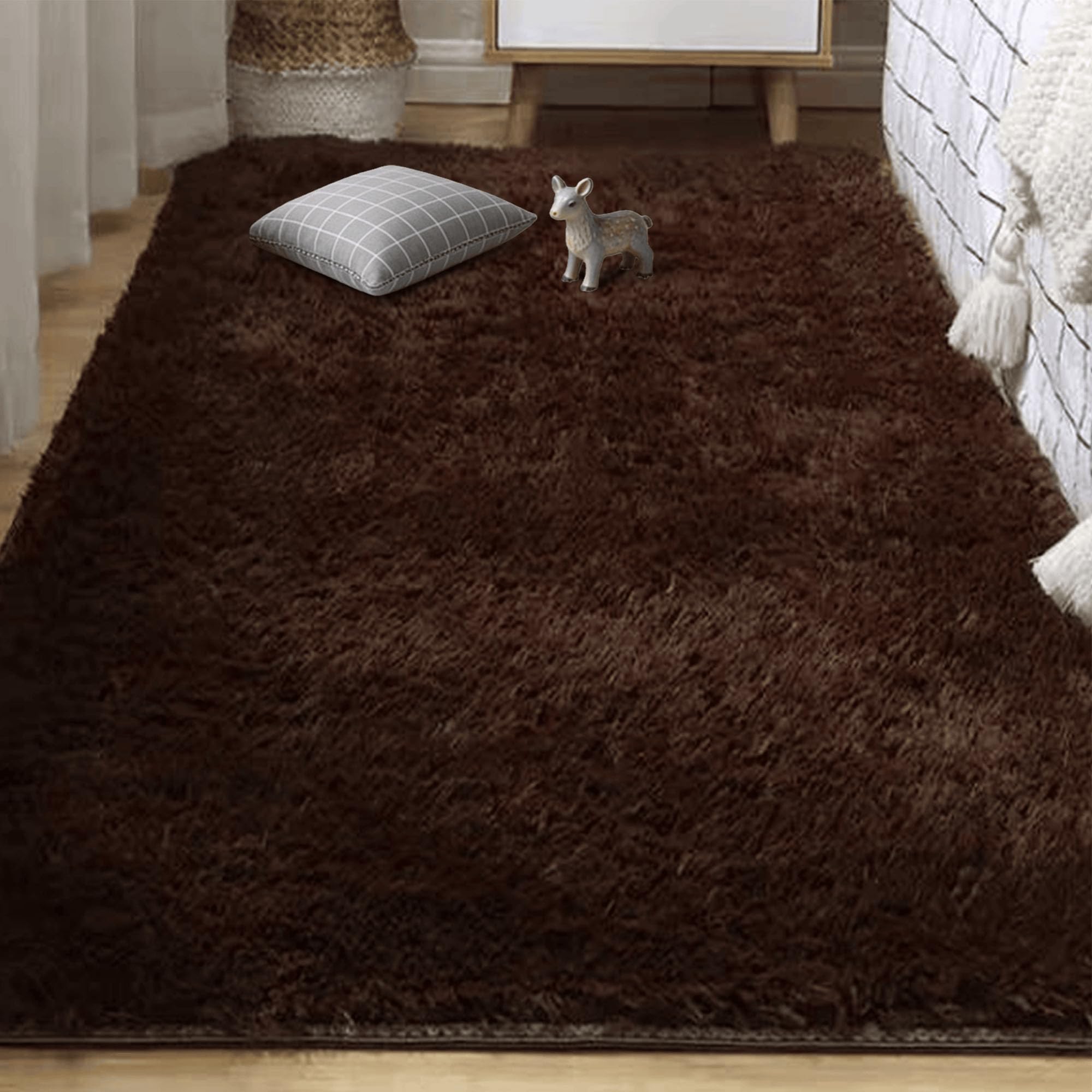 Tapis de salon facile à nettoyer et grand format 200x260 pour salon et bureau