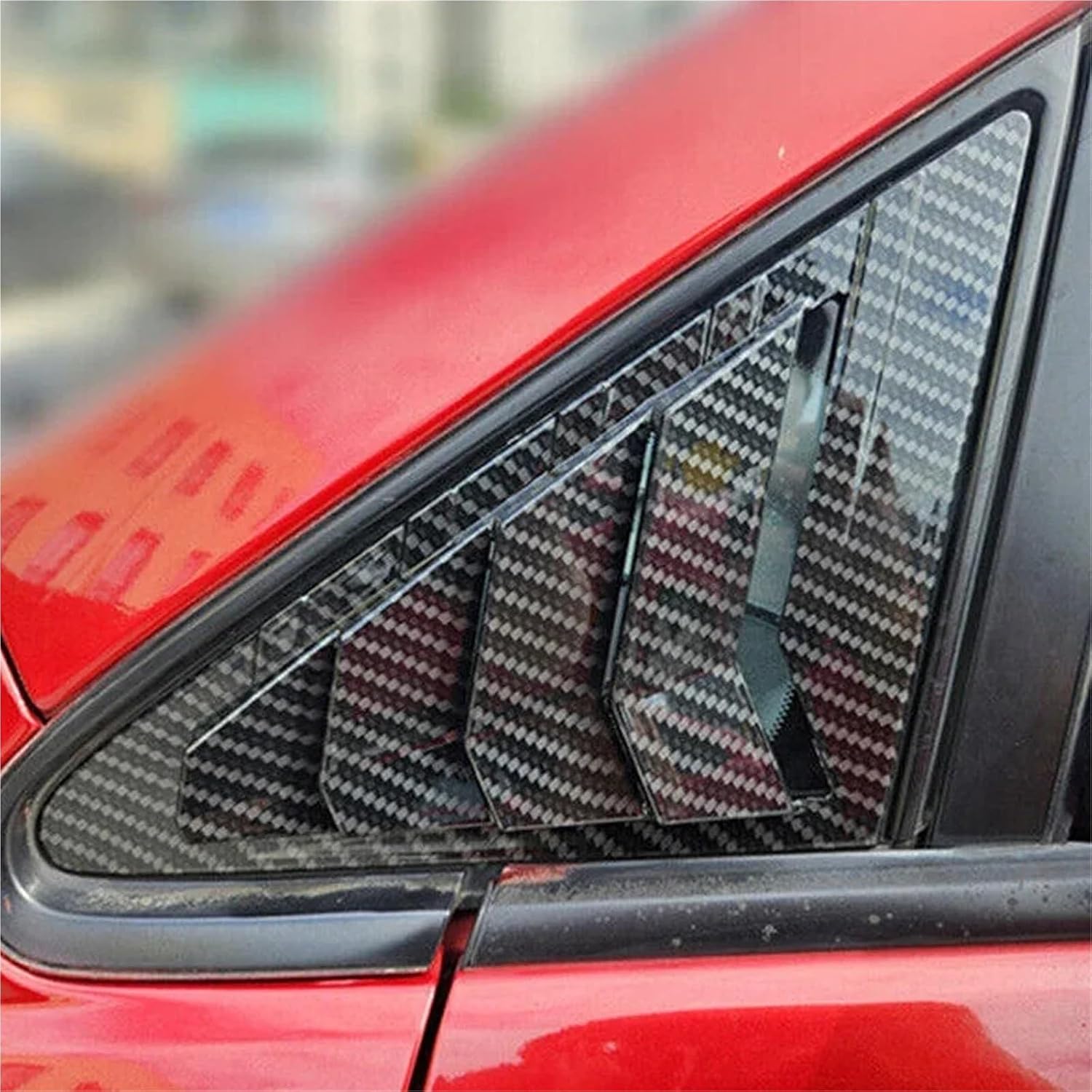 for Nissan Tiida Hatchback 2005-2010 ABS Plastic Front Window Quarter Louver Cover Side Vent Trim Car Adhesive Accessories