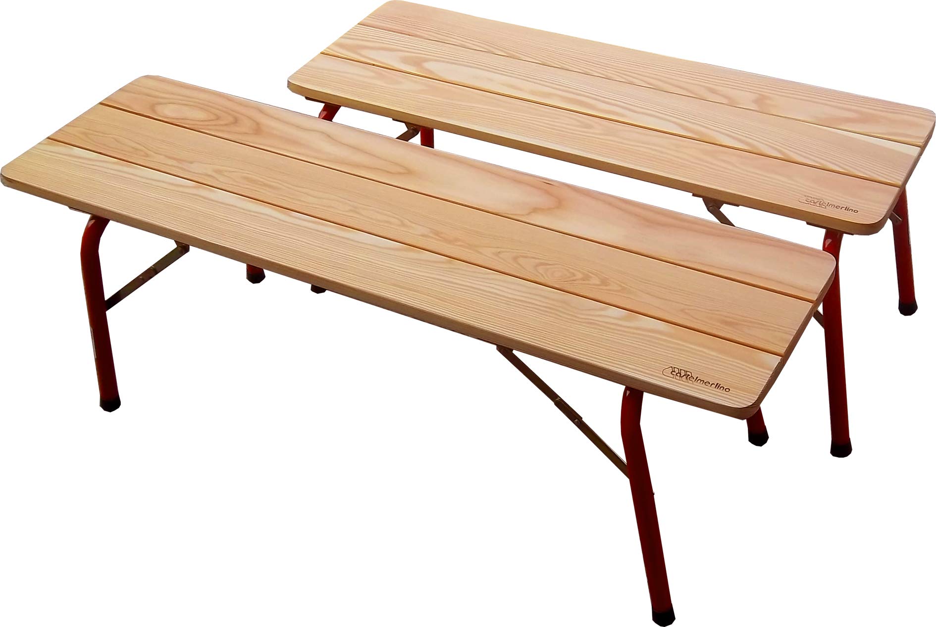Castelmerlino Banco plegable 120x30 cm, h 42 cm