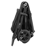 Baby Jogger City Mini GT2 Double | Allradfederung für jedes Gelände | zusammenklappbarer Geschwisterwagen Zwillingsbuggy | Jet (schwarz)