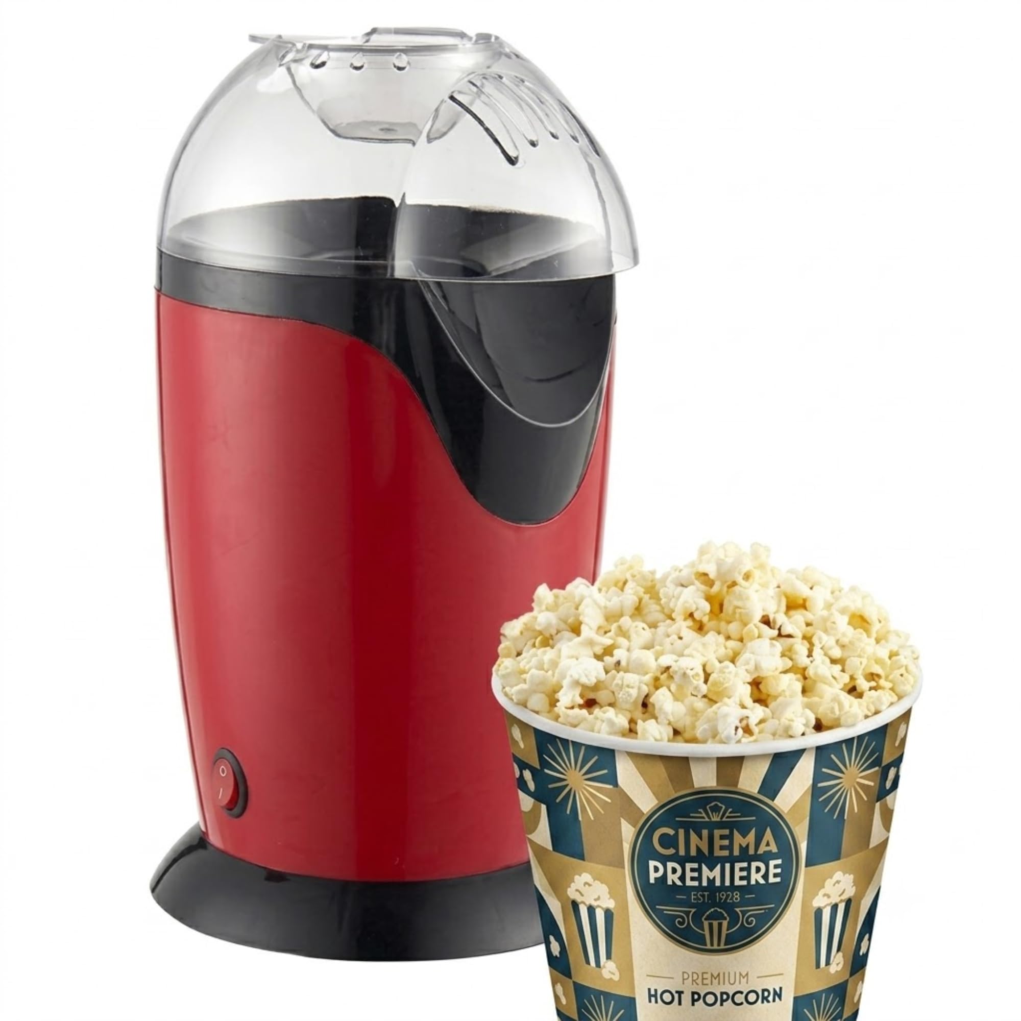 Drumstone TopRated 𝟏𝟓𝐘𝐫 𝐖𝐚𝐫𝐫𝐚𝐧𝐭𝐲 High-Efficiency Electric Popcorn Maker with 98% Popping Rate, Oil-Free One-Touch Operation, Fast Hot Air Popcorn Machine for Home Use, Popcorn Popper-image-47