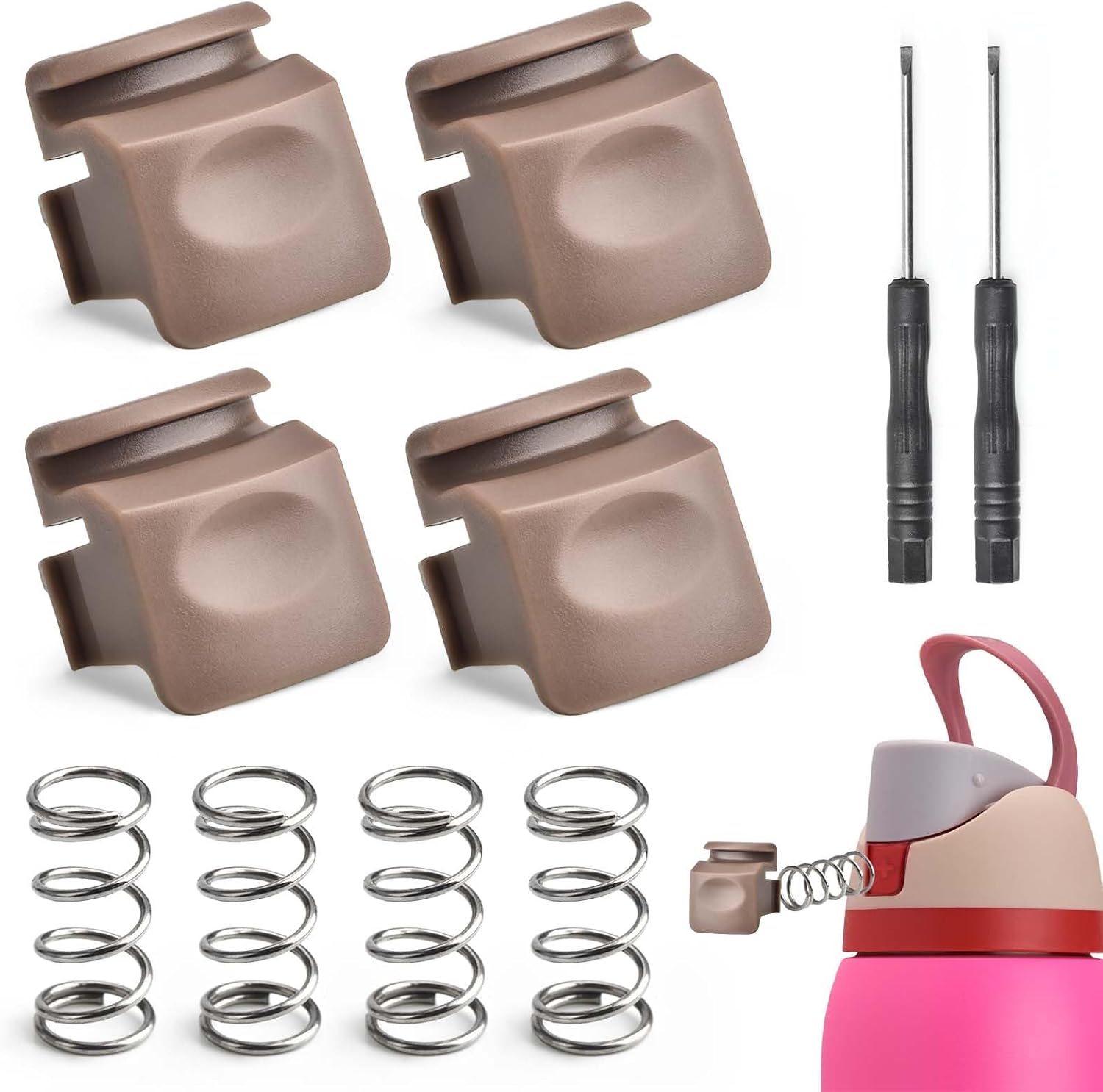 Sankoly 4pcs Replacement Button Compatible with Owala FreeSip 19/24/32oz