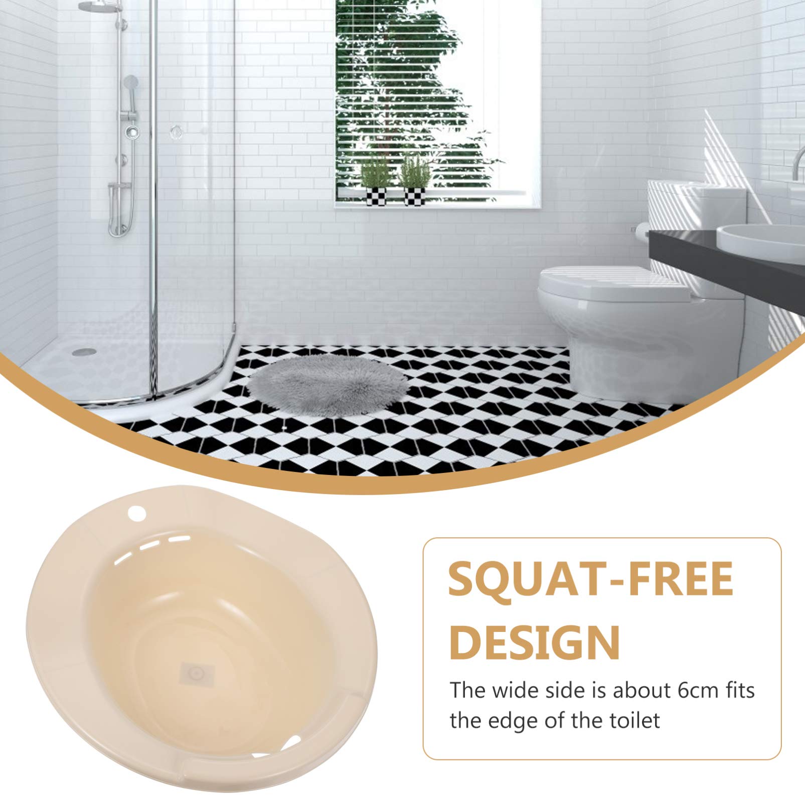 Ciieeo 1 Pc Bidé Baño De Asiento Perineo Baño De Asiento Posparto Palangana Postoperatoria Baño Equipo Lavabo De Cuidados Postoperatorios Cuenca Inodoro Páginas Enjuague