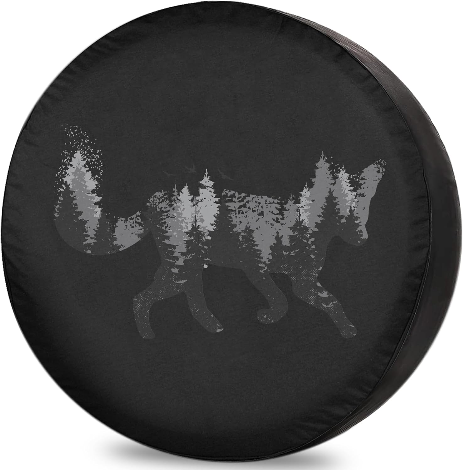 Camper Trailer Tire Covers Forest Walk Camping Weatherproof