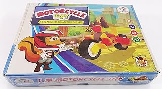 لعبة تركيب وتجميع موتوسيكل سباق ميكانيكي خشبي دراجة نارية طفل
