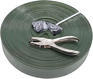 246ft x 0.15ft Chain Link Fence Privacy Tape, Chain Link Fence Slats, Fence Covering Privacy, 200PCS Connector Pins & Puncher Included (Green)