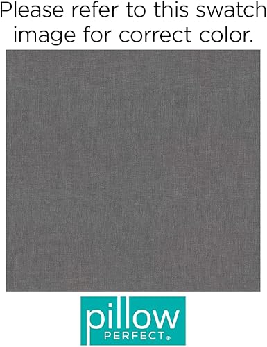 Miniatura 4 de Pillow Perfect - Cojín para columpio o banca, para interiores o exteriores, color grafito