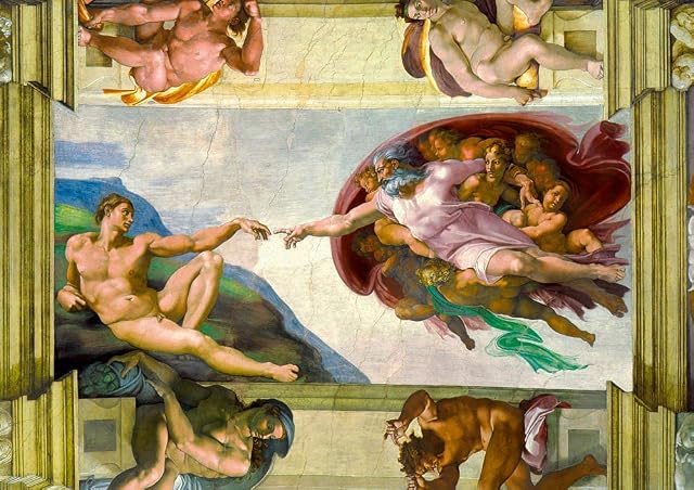 Puzzle Michelangelo La Creación de Adán 1000 Piezas