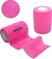 Vista 117 de Baisunt Paquete de 6 vendajes cohesivos de 1 pulgada, cinta autoadhesiva autoadhesiva autoadhesiva transpirable para muñeca, tobillo, deportes