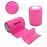 Baisunt 6 Pack 3 Inches Cohesive Bandage Self Adhesive Wrap Elastic Self Adherent Vet Wrap Breathable Self Stick Tape for Wrist, Ankle, Sports, Tatoo Wrap(5 Yards, Pink)