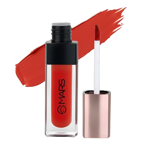 MARS Popstar Non-Drying Liquid Mousse Lipstick for Women with Matte Finish | Lightweight and Non-Sticky Formula | Up to 12 Hour Long Lasting | Transferproof & Waterproof (6.0ml) (05-Moves)