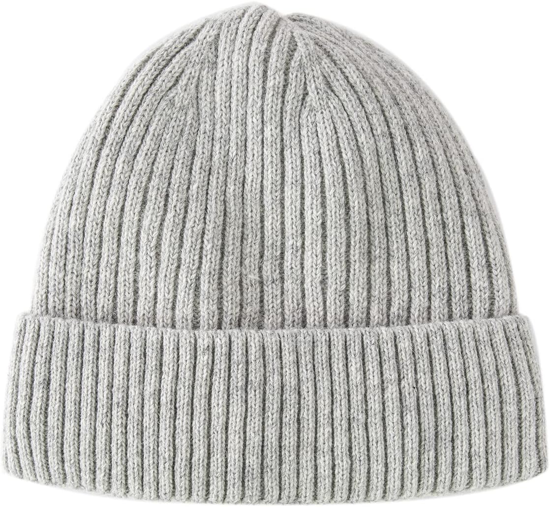 2PCS Merino Wool Knit Beanie Scarf Set for Men & Women, Winter Soft Warm Long Scarves with Wool Beanie Hat - Image 4