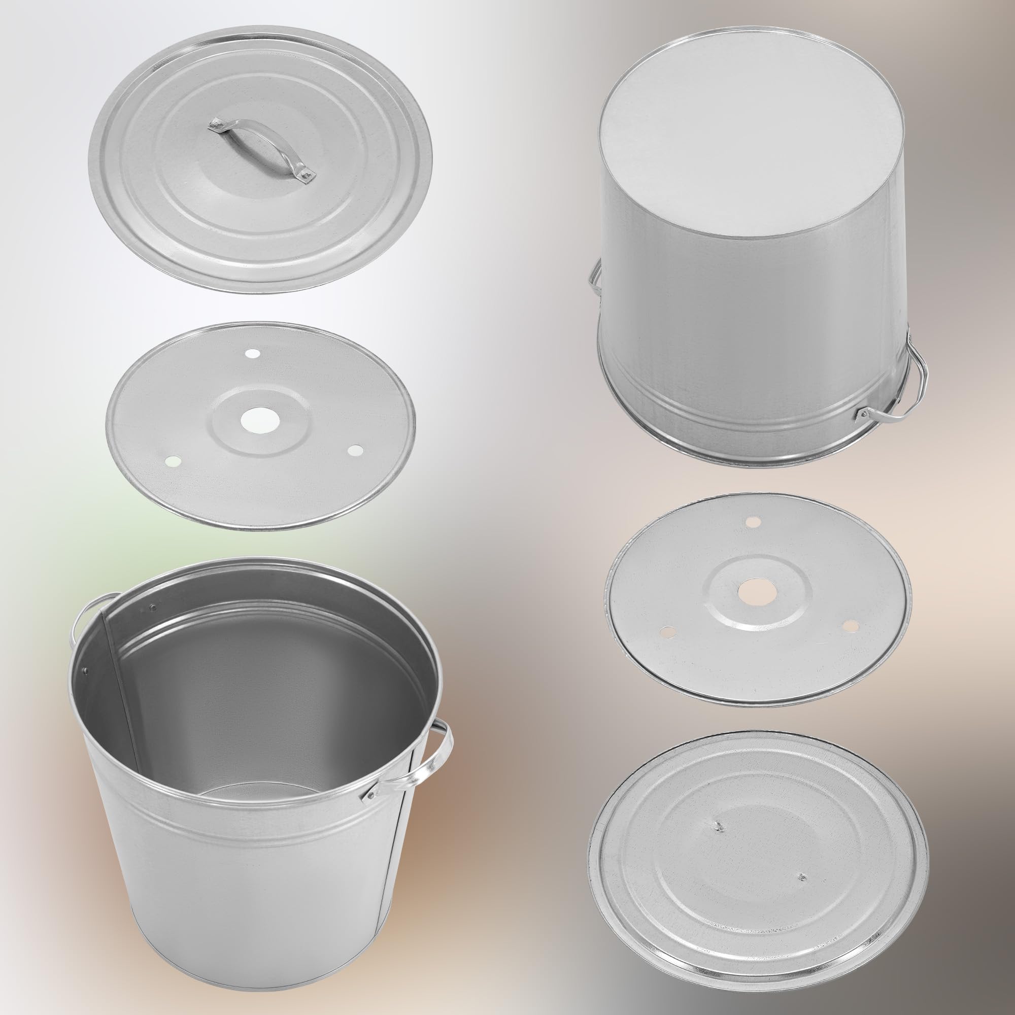 KOTARBAU® Einkochtopf 32 Liter mit Deckel & Zwischenboden, verzinkter Stahl
