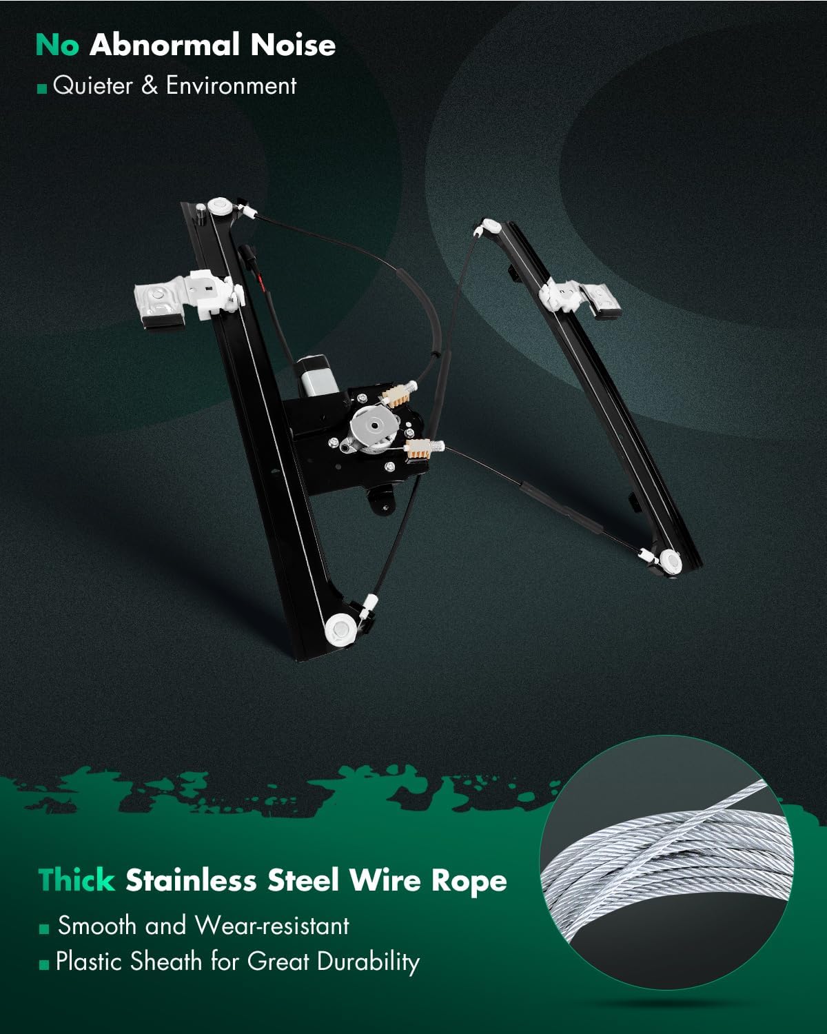 741-691 20930664 Front Passenger Side Window Regulator W/Motor Compatible For Buick Rainier 2004-2007