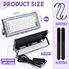 VIHOSE Kit de Unidad de Exposición de Luz UV LED 50W para Serigrafía con Soporte de Lámpara de PVC, 2 Ganchos en Forma de S y 6 Ataduras de Cable para Serigrafía y Cianotipias 3