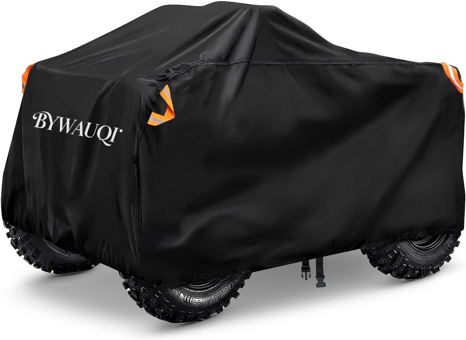 ATV Cover Waterproof Heavy Duty 4 Wheeler Cover Dustproof Anti UV Windproof All Weather Outdoor Storage Quad Cover with Buckle for Polaris Sportsman Yamaha Honda Coleman XL