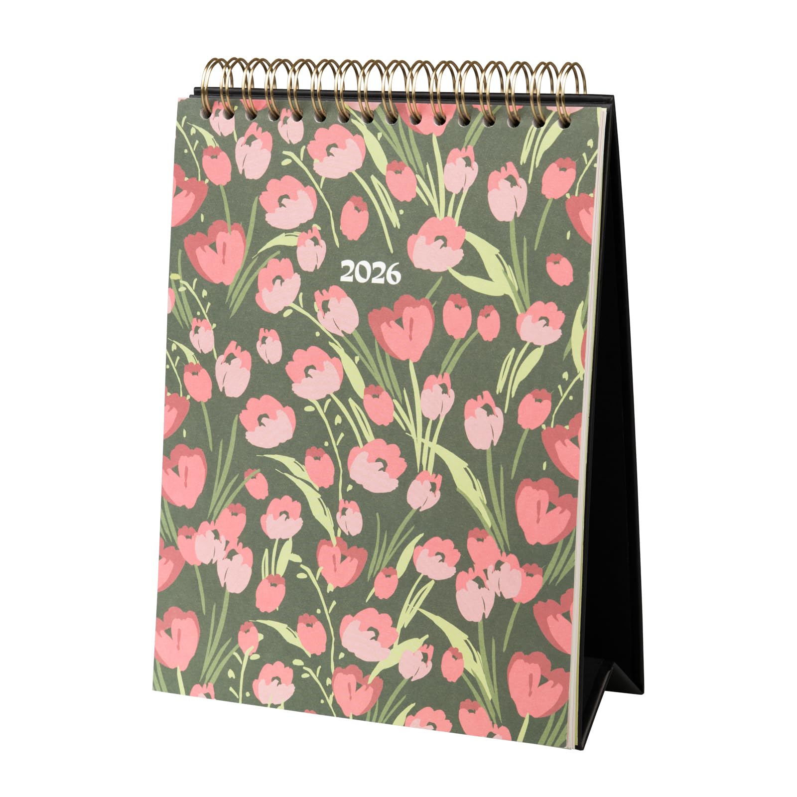 Kokonote Calendario Da Scrivania 2026 Daisy Cottage &ndash; Planner Mensile Con Stickers, 15x20 Cm, Carta FSC Premium, Inglese