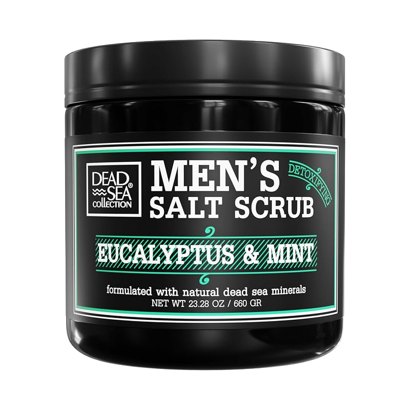 Esfoliante corporal de sal com eucalipto e menta Dead Sea Collection, 660 g