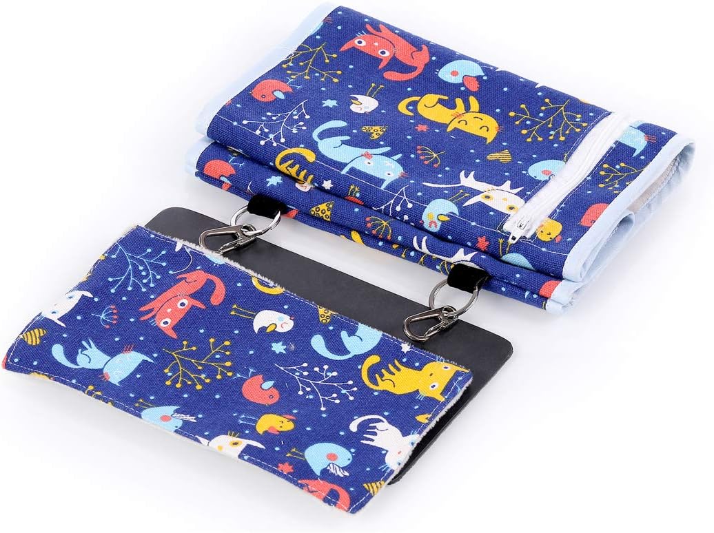 KINTOR Bird Nest Snuggle Hut,Parrot Habitat Cave Hanging Tent for Small Medium Parrots Budgies Eclectus Parakeet Cockatiels Lovebird African Grey (Blue Cat, S-8.6x5.1x5.4) : Pet Supplies