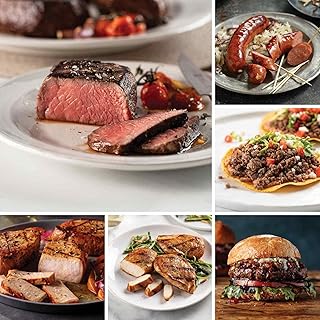 Omaha Steaks Ultimate Sirloins Assortment (Butcher's Cut Top Sirloins, Boneless Pork Chops, Butcher's Cut Chicken Breasts,...