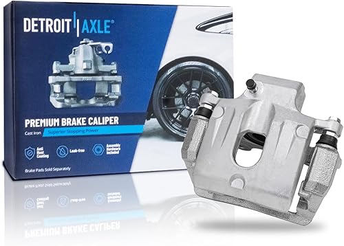 Miniatura 87 de Detroit Axle - Pinza de freno delantera derecha con soporte de repuesto para Chevrolet Equinox Captiva Sport Pontiac Torrent Saturn Vue Suzuki XL-7