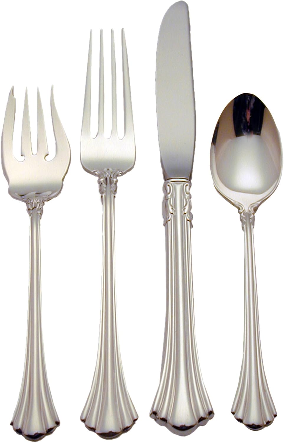 Reed & Barton 18th Century Sterling Silver 4-Piece Flatware Place Set