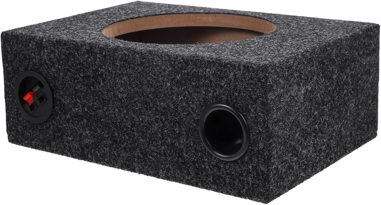 MAGICLULU Sealed Subwoofer Box Carpeted Enclosure for Car Upgrade Compatible Various Models Sound Replacement Accessory