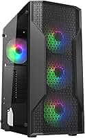 Gabinete Gamer Cougar MX110 RGB, Mid-Tower, Janela Lateral, 4 Fans RGB, Preto - 382BD20.0001