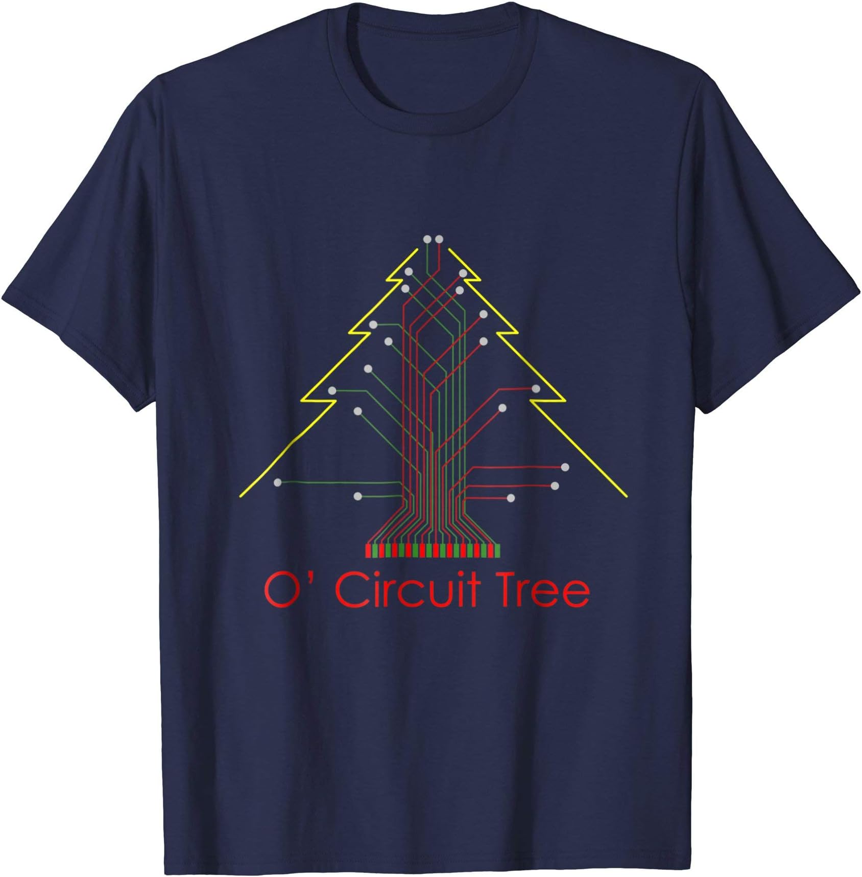 The Word Nerd StudioElectrical Engineer Nerd Shirt, Circuit Christmas TShirt T-ShirtOEKO-TEX STANDARD 100