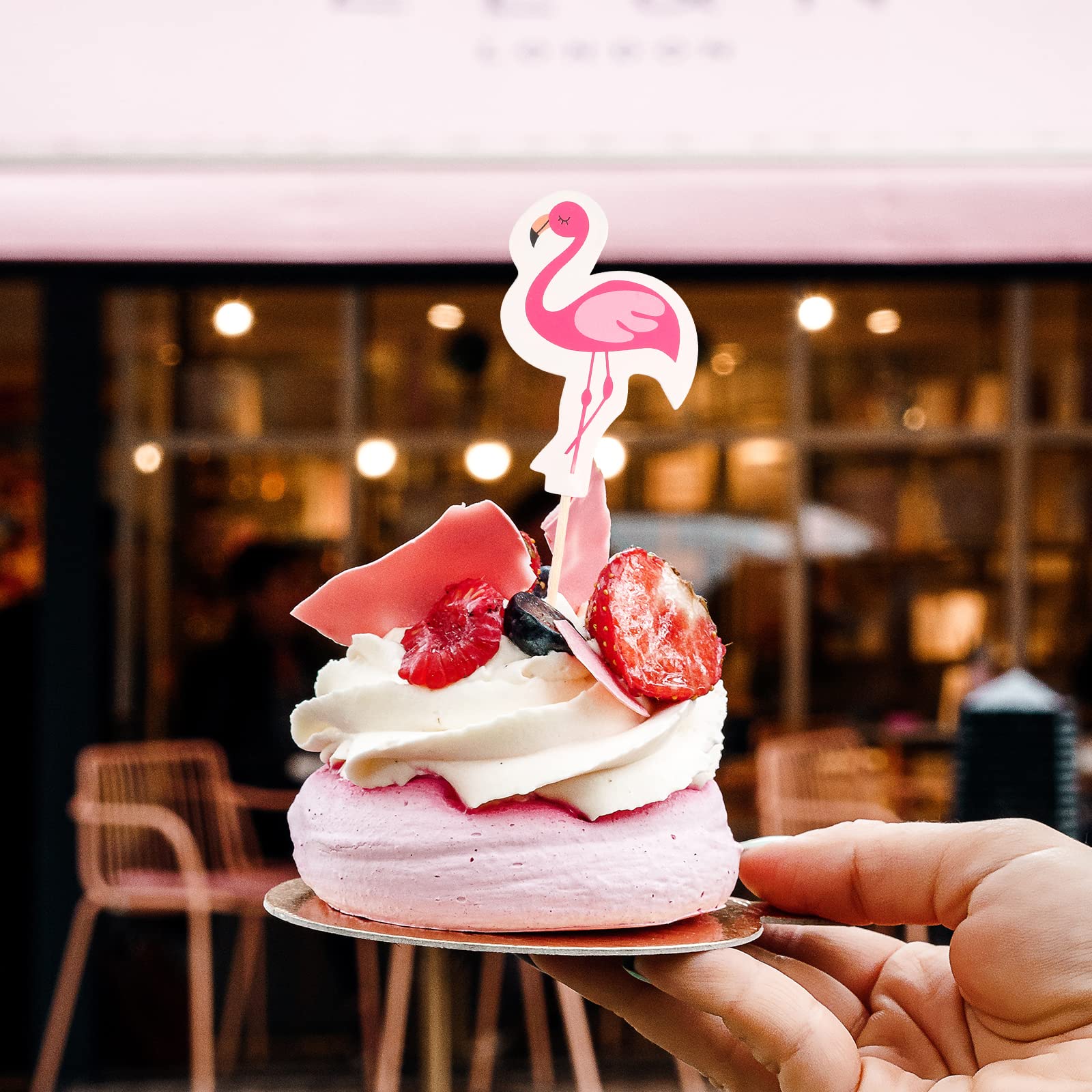 KINBO 48pcs Cure Dents Decoratif Hawaïens Pour Boissons Deco Gateau