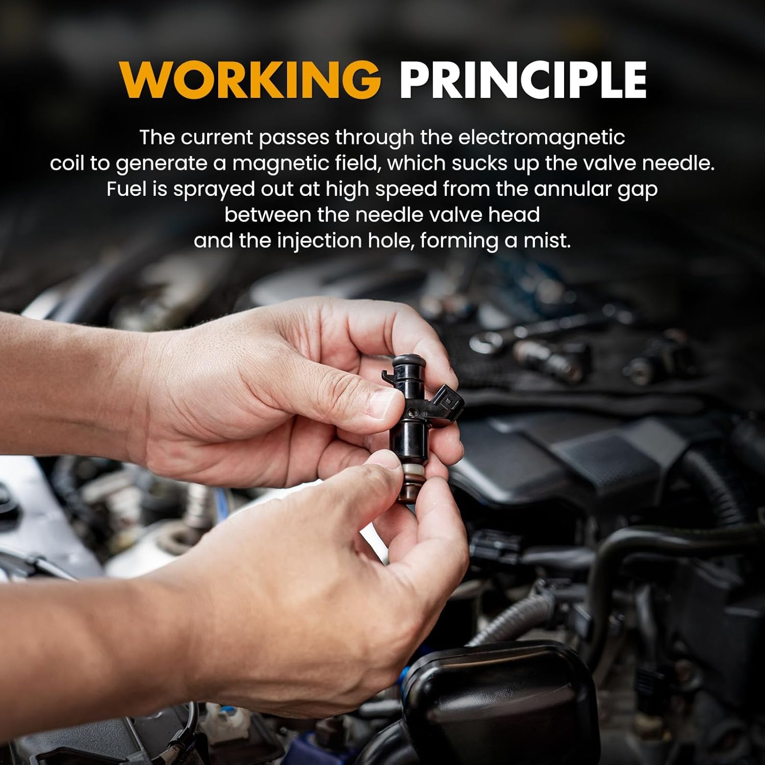 23250-0A010 Injectors ROADFAR Fuel Injector Parts Engine Fuel Injector Kits Fit for 1997-2000 for Lexus ES300 1999-2003 for Lexus RX300 1998-2004 for Toyota Avalon 98-03 for Toyota Sienna Pack of 6