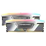 Vengeance RGB DDR5 CUDIMM 48GB (2x24GB) 8000MHz CL38-50-50-128 1.4V Intel XMP Desktop Computer Memory - Silver (CMHC48GX5M2X8000C38)