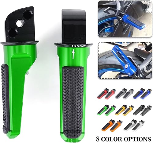 Miniatura 2 de HAIBING Para Kawasaki Z900 Z1000 Z800 Z650 ZX6R ZX10R ER6F ER6N Ninja 650 400 H2 SX Versys 650 1000 Reposapiés traseros Accesorios de actualización
