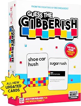 WHAT DO YOU MEME? Incohearent Family Edition - The Party Game Where You Compete to Guess The Gibberish Cover May Vary