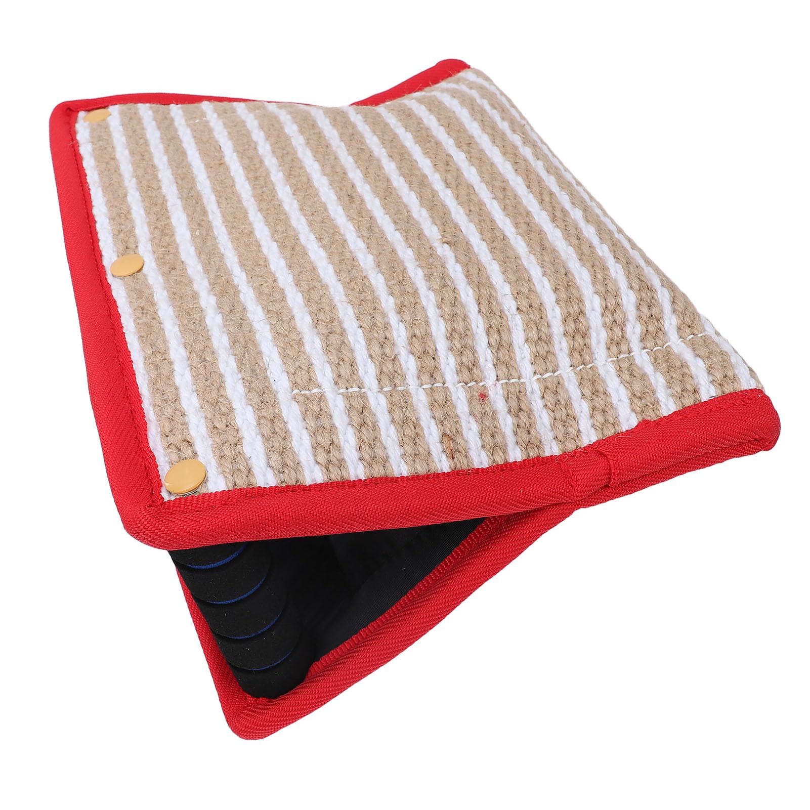 Annadue Jute Hundebiss Kissen Zughundspielzeug mit Ergonomischem Griff,